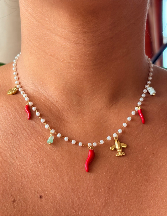 Buen Viaje necklace